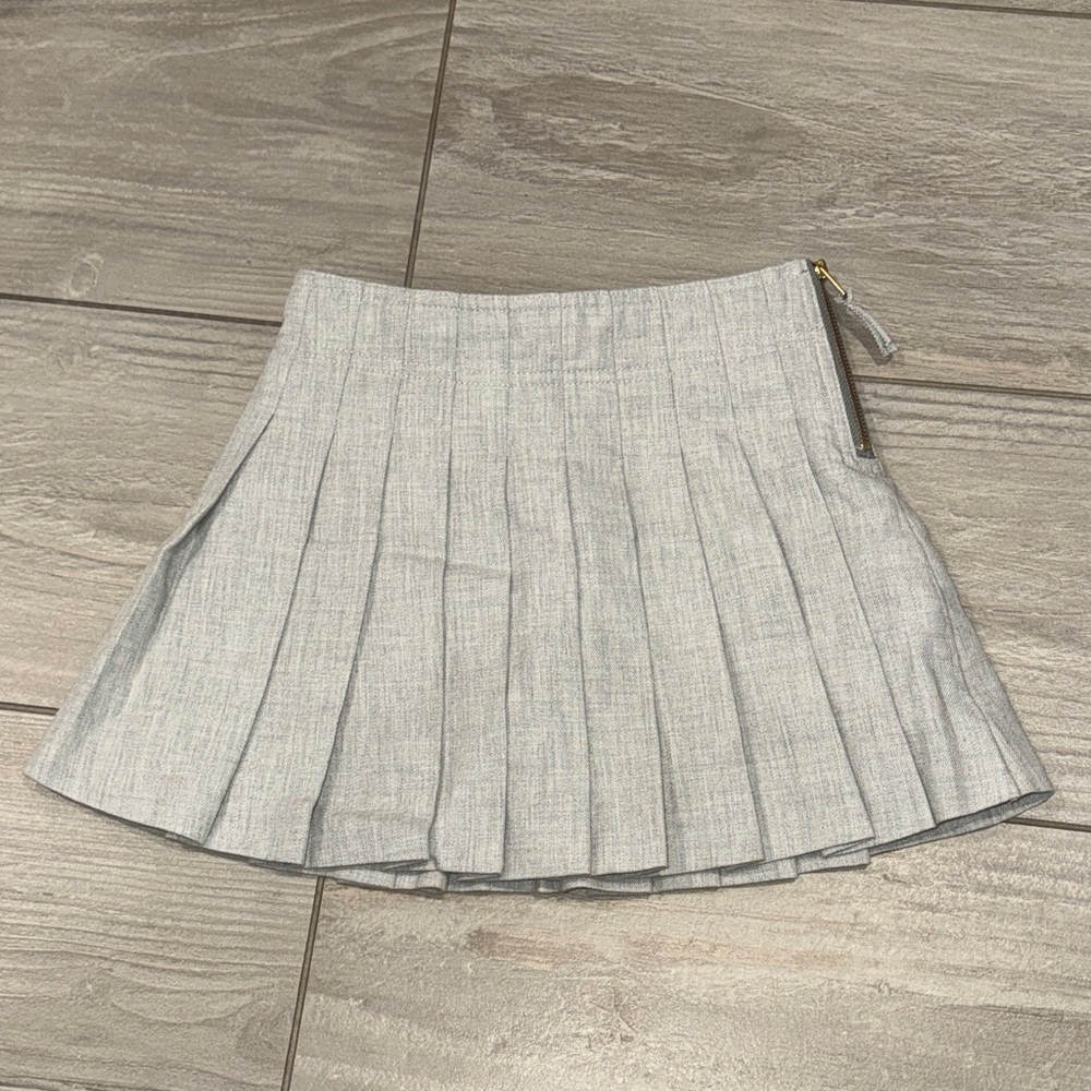 Crewcuts Gray Pleated Skirt for Kids